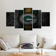 Load image into Gallery viewer, Green Bay Packers Rock Style Wall Canvas 1