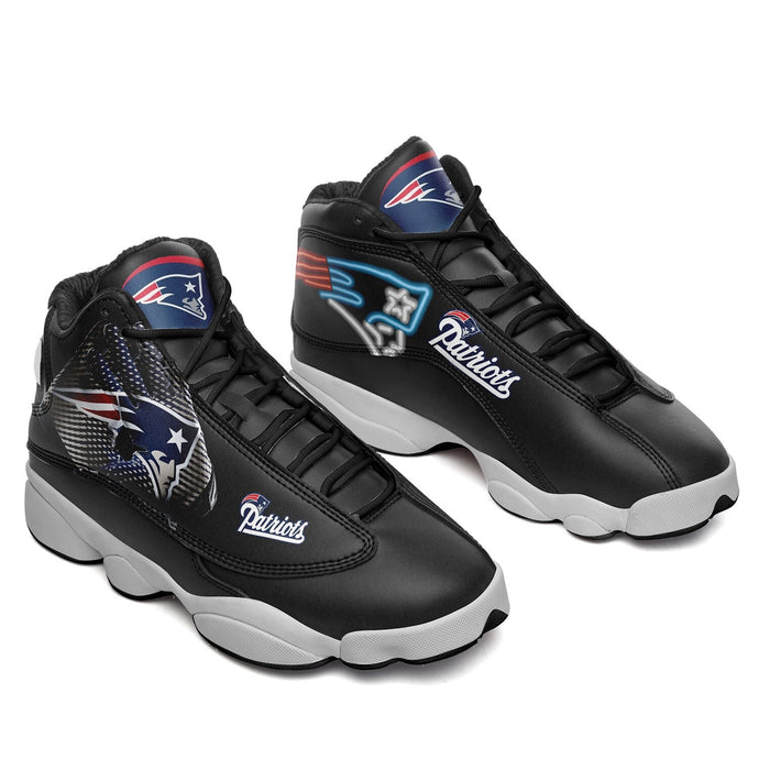 New England Patriots Casual 3D Air Jordon Sneaker Shoes