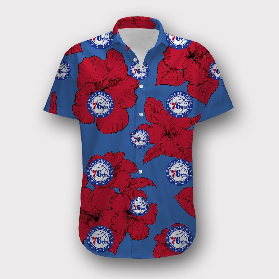 Philadelphia 76ers Tropical Floral Shirt