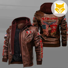 Load image into Gallery viewer, San Francisco 49ers American Eagle Leather Jacket