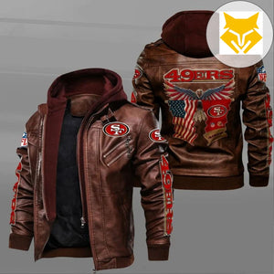 San Francisco 49ers American Eagle Leather Jacket