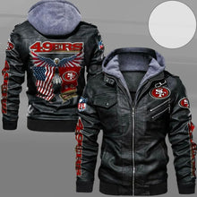 Load image into Gallery viewer, San Francisco 49ers American Eagle Leather Jacket