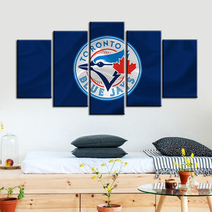 Toronto Blue Jays Fabric Look Canvas