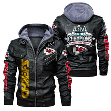 Load image into Gallery viewer, Kansas City Chiefs Super Bowl Leather Jacket