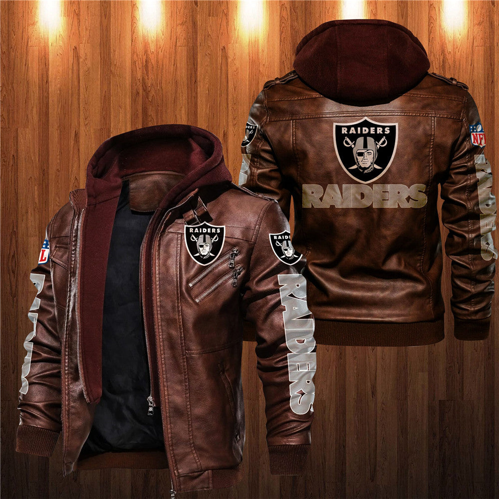Las Vegas Raiders Leather Jacket