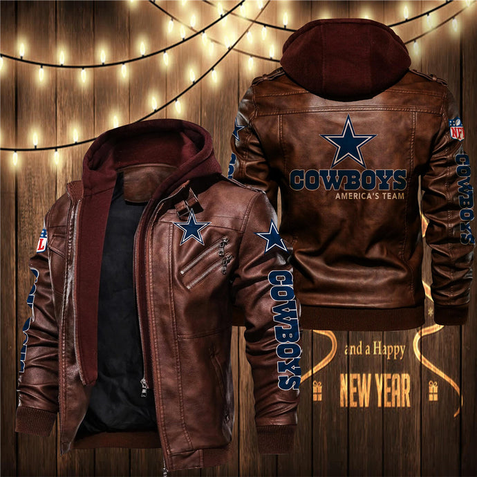 Dallas Cowboys America's Team Leather Jacket