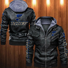 Load image into Gallery viewer, St. Louis Blues Leather Jacket