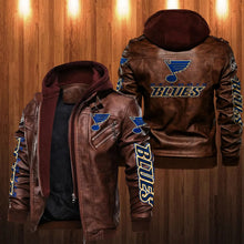 Load image into Gallery viewer, St. Louis Blues Leather Jacket