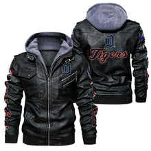 Load image into Gallery viewer, Detroit Tigers Leather Jacket