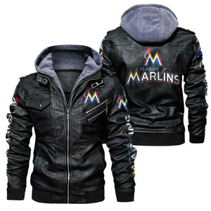Miami Marlins Leather Jacket