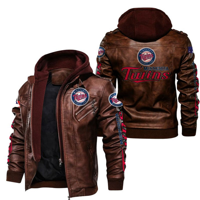 Minnesota Twins Leather Jacket