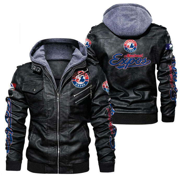 Montreal Expos Leather Jacket