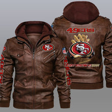 Load image into Gallery viewer, San Francisco 49ers Leather Jacket