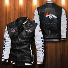 Load image into Gallery viewer, Denver Broncos Casual Leather Jacket