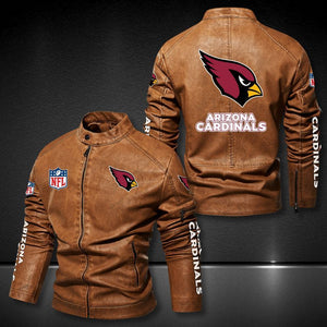 Arizona Cardinals Casual Leather Jacket