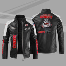 Load image into Gallery viewer, Kansas City Chiefs Leather Jacket