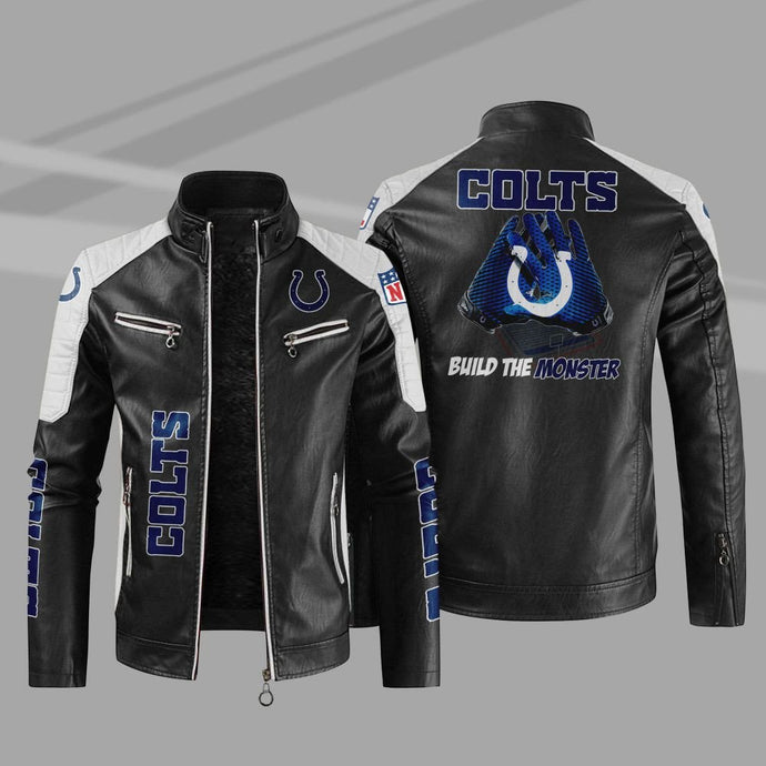 Indianapolis Colts Casual Leather Jacket