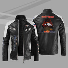 Load image into Gallery viewer, Denver Broncos Casual Leather Jacket