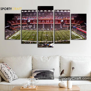 New England Patriots Stadium Superbowl Wall Canvas 1