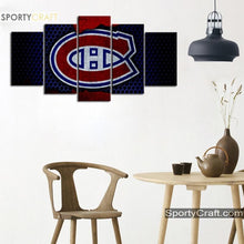 Load image into Gallery viewer, Montreal Canadiens Steel Style Canvas