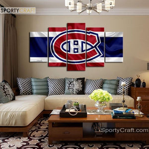Montreal Canadiens Fabric Style Canvas