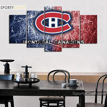 Load image into Gallery viewer, Montreal Canadiens Scratchy Canvas