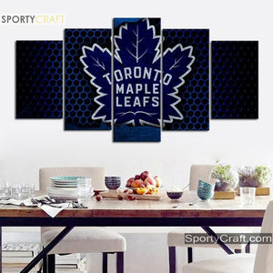 Toronto Maple Leafs Steal 5 Pieces Art Canvas 1