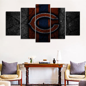 Chicago Bears Rock Style Wall Canvas 1