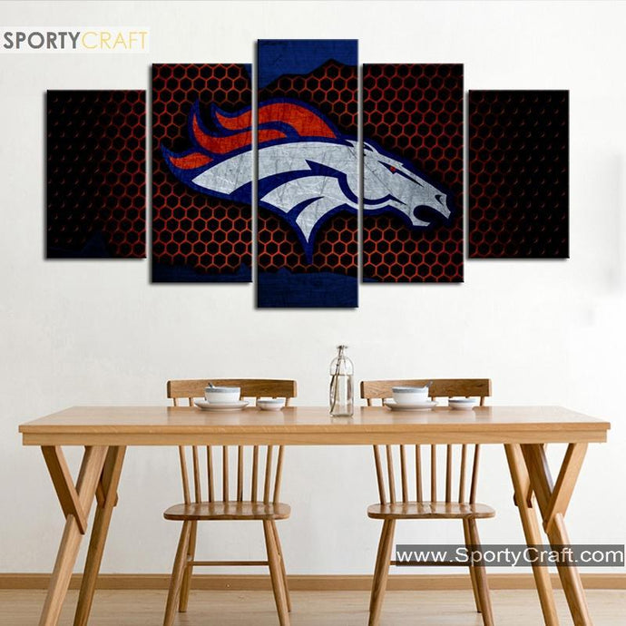 Denver Broncos Steal Look Canvas