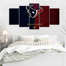 Load image into Gallery viewer, Houston Texans Leather Style Canvas