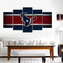 Load image into Gallery viewer, Houston Texans Wooden Look Canvas