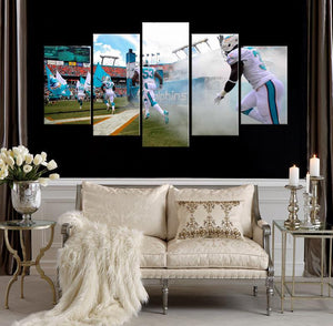 Miami Dolphins Style Canvas