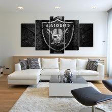 Load image into Gallery viewer, Las Vegas Raiders Rock Style Wall Canvas 1
