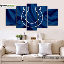 Load image into Gallery viewer, Indianapolis Colts Fabric Style Wall Canvas 1