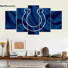 Load image into Gallery viewer, Indianapolis Colts Fabric Style Wall Canvas 1