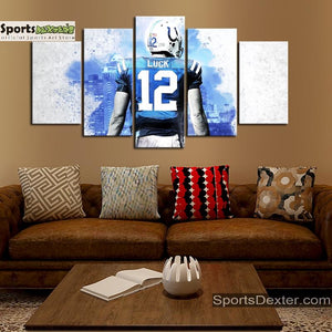 Andrew Luck Indianapolis Colts Wall Art Canvas 1