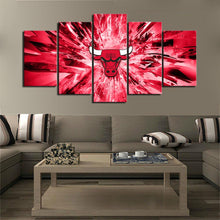 Load image into Gallery viewer, Chicago Bulls Crystal Look Wall Canvas