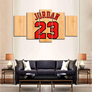 Michael Jordan 23 Chicago Bulls Wall Art Canvas