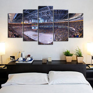 Boston Bruins Stadium Canvas