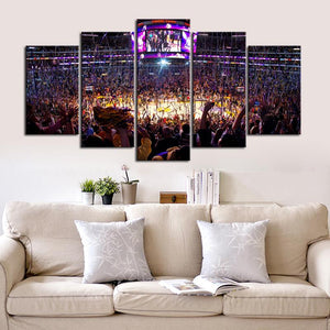 Los Angeles Lakers Stadium Canvas 4