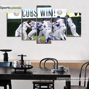 Chicago Cubs Wins Canvas