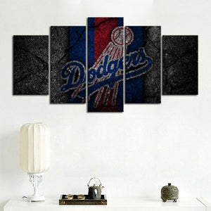 Los Angeles Dodgers Rock Style Canvas