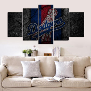 Los Angeles Dodgers Rock Style Canvas