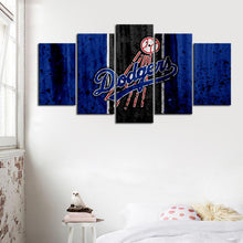 Load image into Gallery viewer, Los Angeles Dodgers Rough Look Canvas
