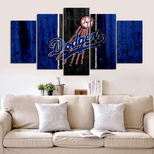 Load image into Gallery viewer, Los Angeles Dodgers Rough Look Canvas