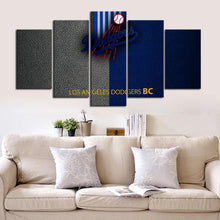 Load image into Gallery viewer, Los Angeles Dodgers Leather Look Canvas