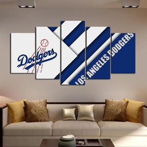 Los Angeles Dodgers Cutting Edge Canvas