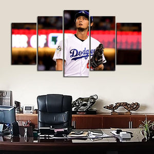 Yu Darvish Los Angeles Dodgers Canvas