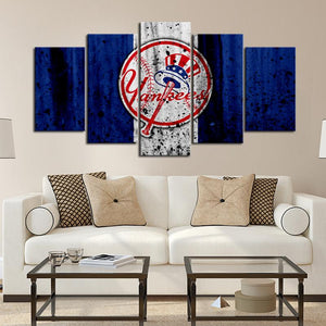 New York Yankees Rough Style Canvas