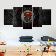 Load image into Gallery viewer, San Francisco Giants Rock Style Canvas